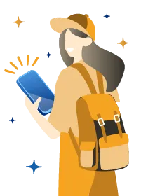 femme avec telephone dans la main