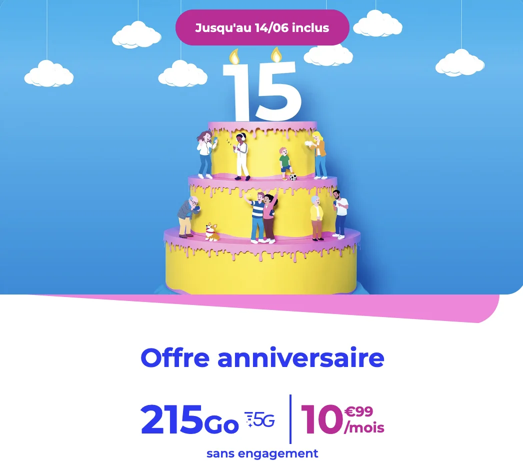 Derniers jours : La Poste Mobile brade son forfait 215 Go 5G (sous les 12 € + SIM offerte)