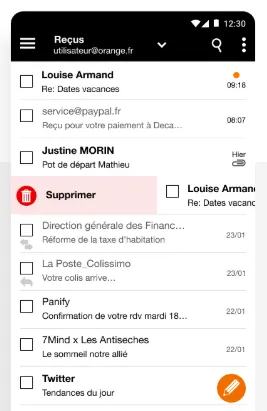 ORANGE MAIL