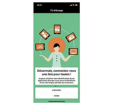 Appli TV Orange