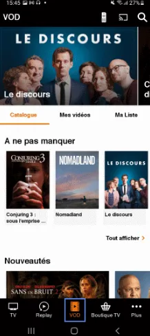 VOD Orange app