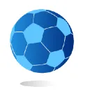 ballon foot bleu