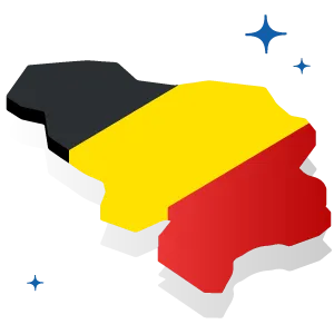 carte de la Belgique
