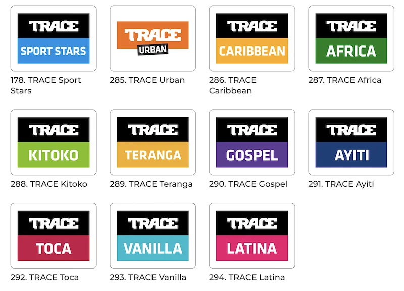 Les chaînes TRACE sur Freebox TV