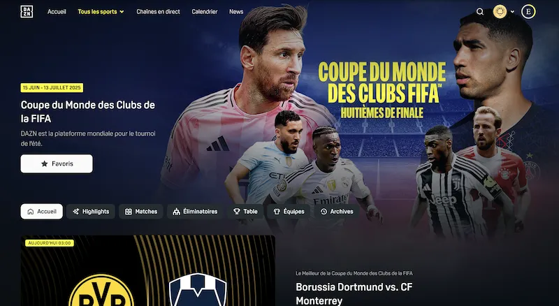 Programmes DAZN