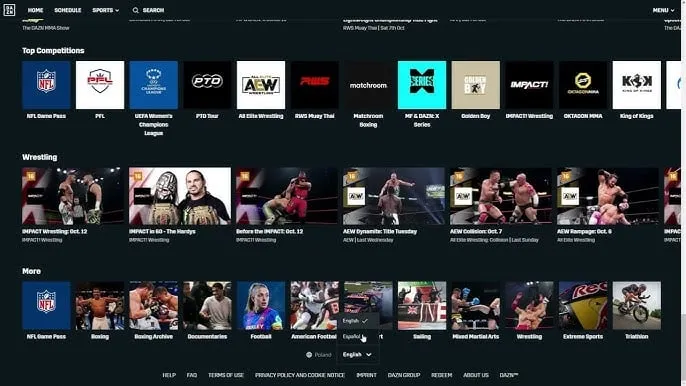 chaîne DAZN sur Freebox canal 37 décodeur Player TV
