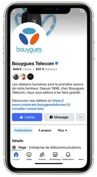 Facebook bouygues
