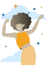femme heureuse