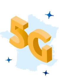 Le logo 5G sur la France