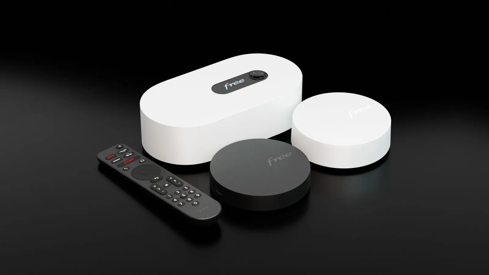 Freebox Ultra Server, Player, Répéteur et télécommande