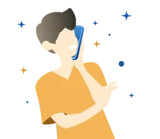 homme avec telephone à l'oreille