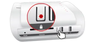 bouton AOSS de la box NB4 de SFR