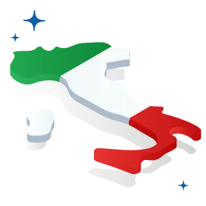 carte de l'Italie
