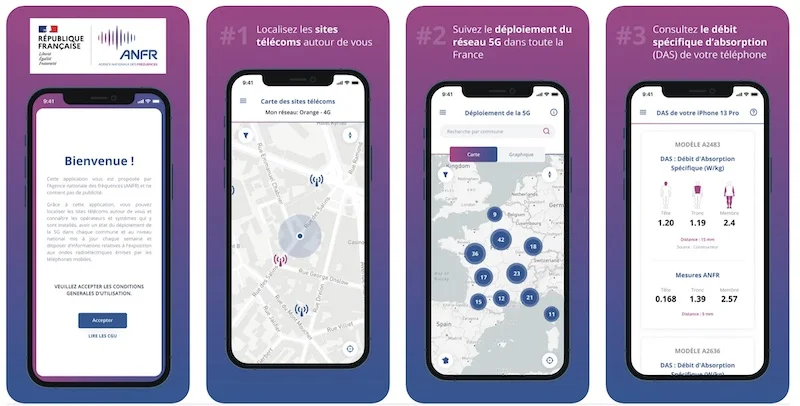 Open Barres sur iOS - images venant de fiche App Store d'Apple