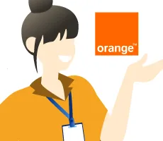 Une conseillère Orange
