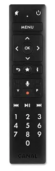 télécommande canal plus