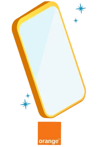smartphone orange