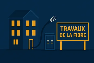 travaux raccordement fibre