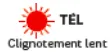 Voyant Tel en clignotement lent sur la box SFR NB6
